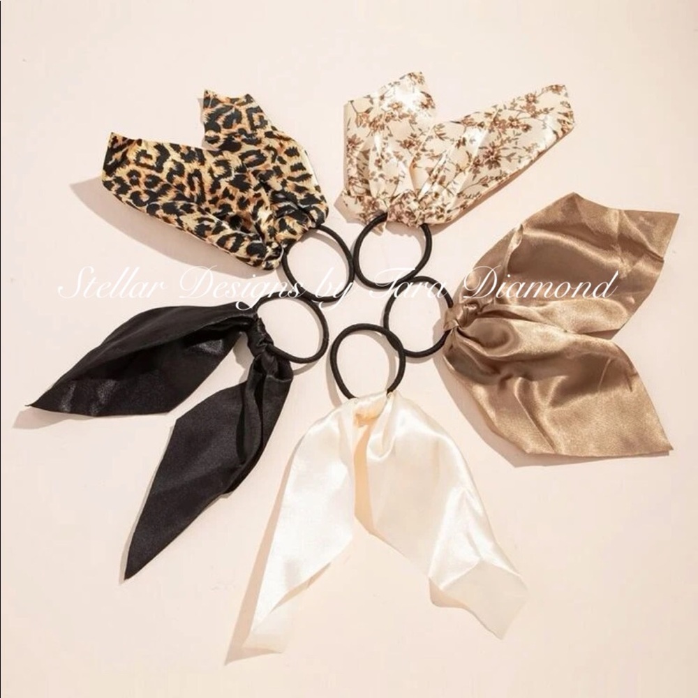 COPY - COPY - Stellar 5 piece satin scarf hair tie🌙